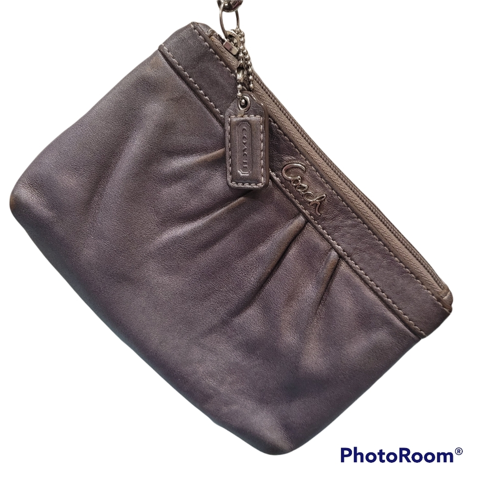Coach clutch wristlet